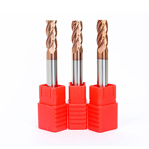 HRC55 Solid Carbide 4 Flute Square End Mill for steels