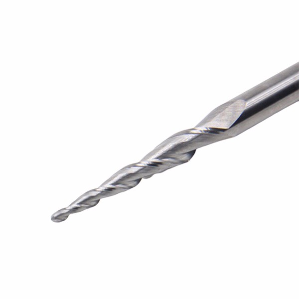 30° Helix Angle.7500 Length Below Shank 4 Flute RedLine Tools Bright .2400 Flute Length .0800 Single End Ball Carbide End Mill 2.0000 OAL Uncoated RET9105 