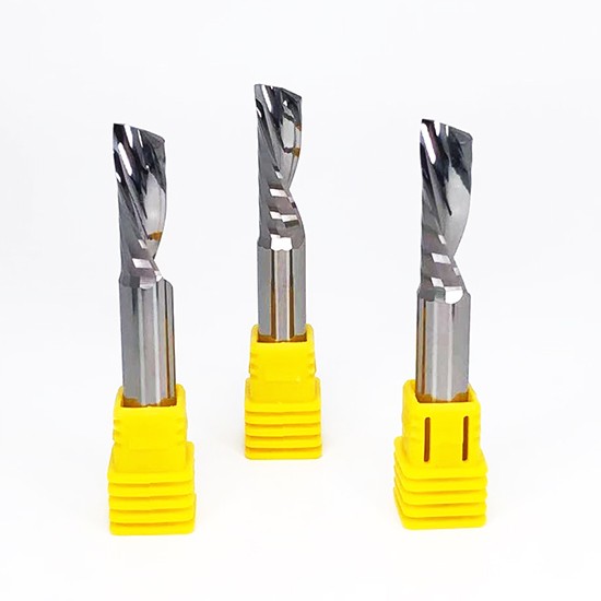 Carbide One Flute Polishing Down Cut Woodworking Router Bits 