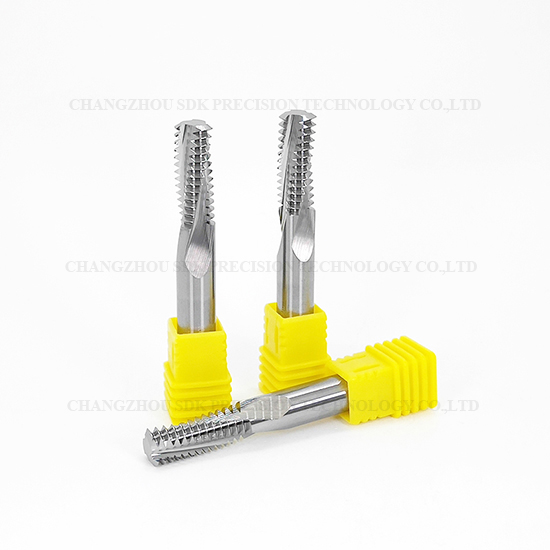 Carbide Full Teeth Threading end mill for Aluminium HRC58