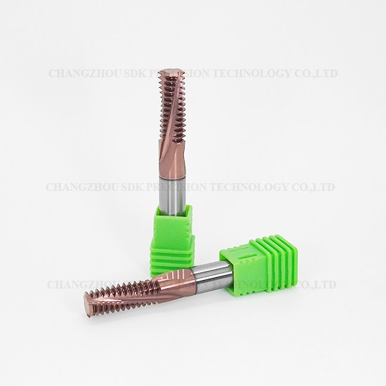 Carbide Full Teeth Threading end mill for Steel HRC68