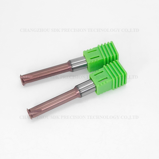 Carbide 1 Teeth Threading end mill for Steel HRC68