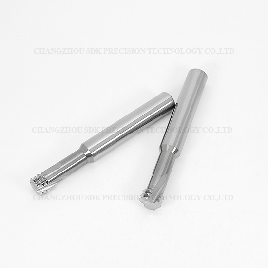 Carbide 3 Teeth Threading end mill for Aluminium HRC58