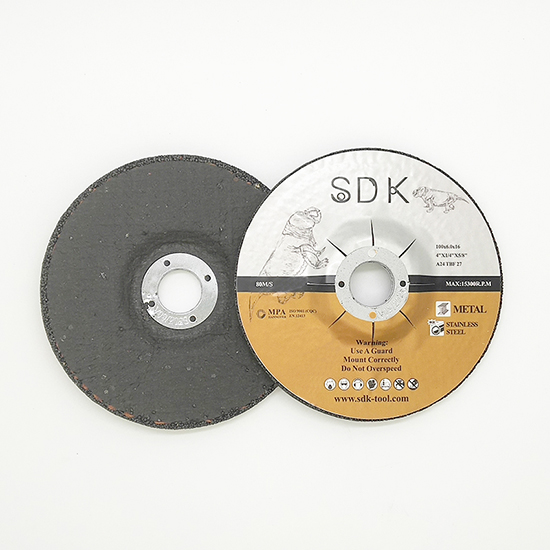 4inch 100*6.0*16 Depressed Center Abrasives Grinding Wheel for Metal