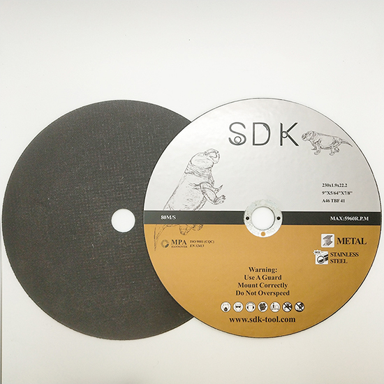 9inch 230*1.9*22.2mm Double Net Cutting Wheel for Stainless Steel