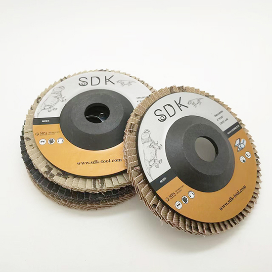 Abrasive 4inch 100*16mm Aluminum Oxide Material Flap Disc for Stainless Steel
