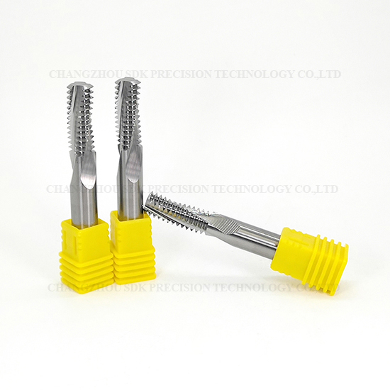 Carbide Full Teeth Threading end mill for Aluminium HRC58