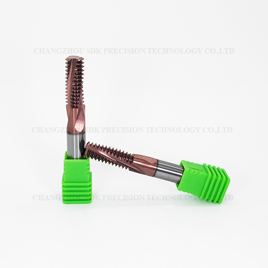 Carbide Full Teeth Threading end mill for Steel HRC68