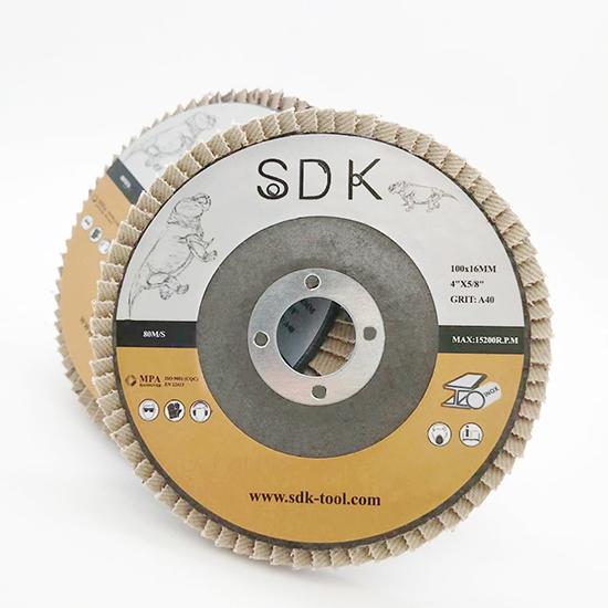 Abrasive 4inch 100*16mm Aluminum Oxide Material Flap Disc for Stainless Steel