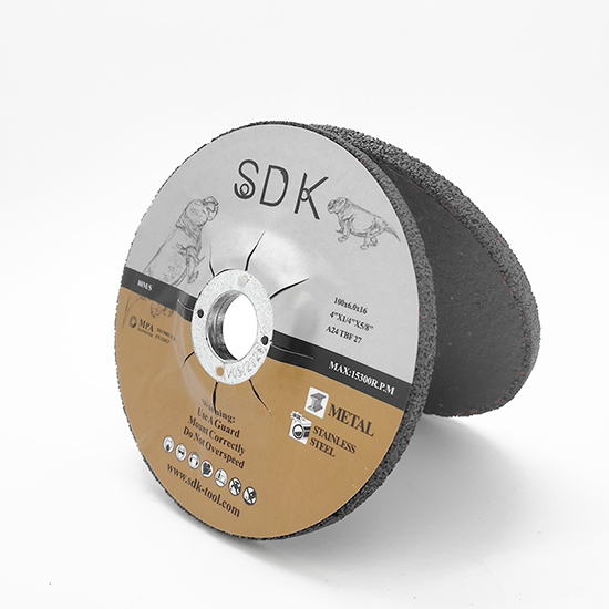 4inch 100*6.0*16 Depressed Center Abrasives Grinding Wheel for Metal