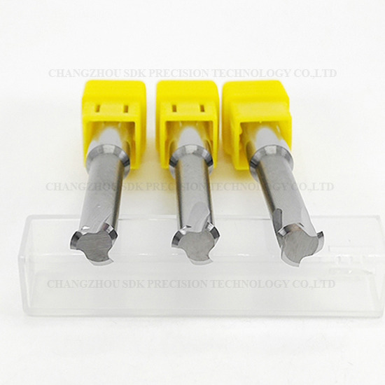 Carbide 1 Teeth Threading end mill for Aluminium HRC58