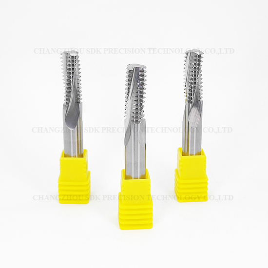Carbide Full Teeth Threading end mill for Aluminium HRC58