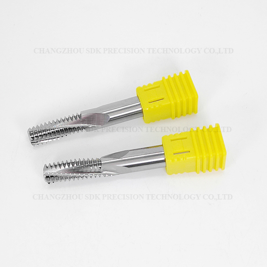 Carbide Full Teeth Threading end mill for Aluminium HRC58