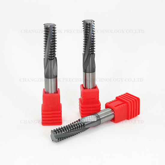 Carbide Full Teeth Threading end mill for Steel HRC58