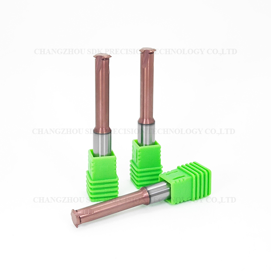 Carbide 1 Teeth Threading end mill for Steel HRC68