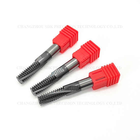 Carbide Full Teeth Threading end mill for Steel HRC58