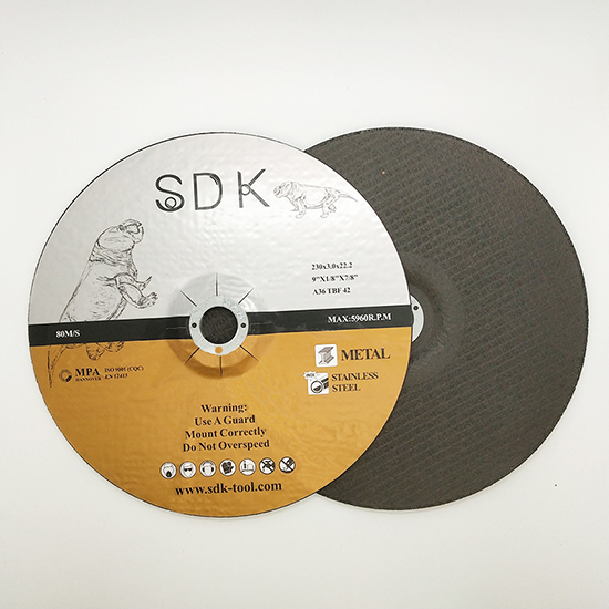 9inch 2303.022.2mm Depressed Center Abrasive Metal Cutting Wheel 6