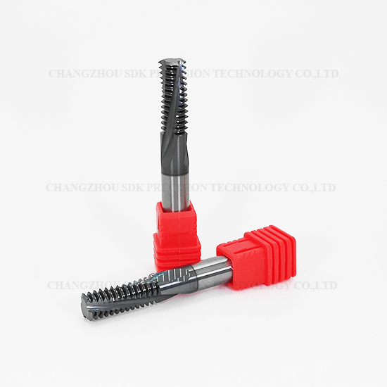 Carbide Full Teeth Threading end mill for Steel HRC58
