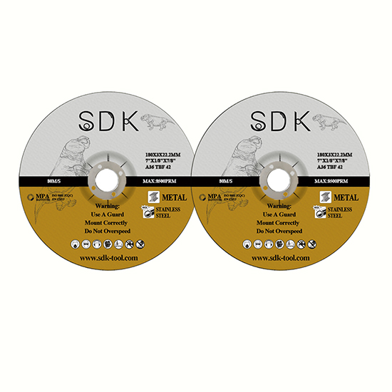 7inch 180322mm Depressed Center Abrasive Metal Cutting Wheel 5