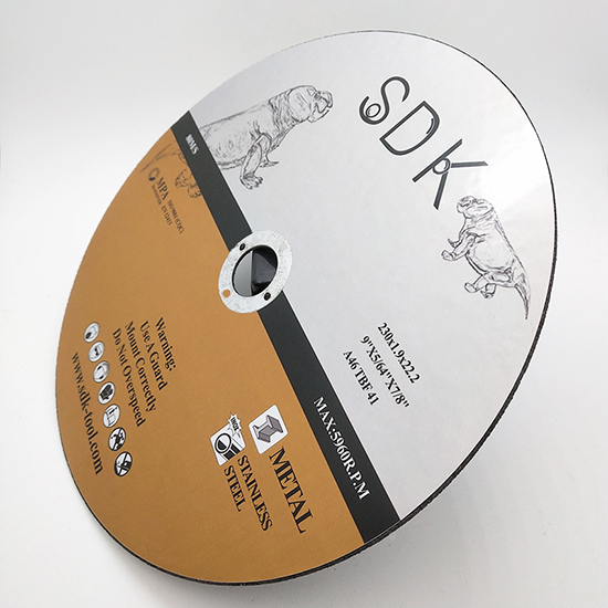 9inch 230*1.9*22.2mm Double Net Cutting Wheel for Stainless Steel