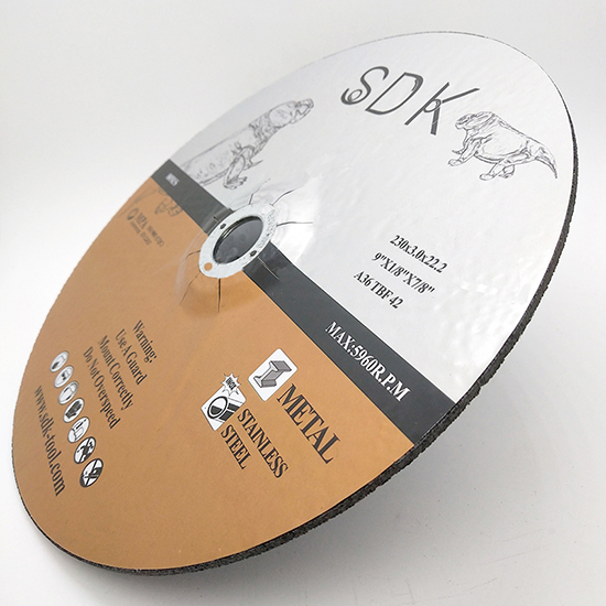 9inch 2303.022.2mm Depressed Center Abrasive Metal Cutting Wheel 3