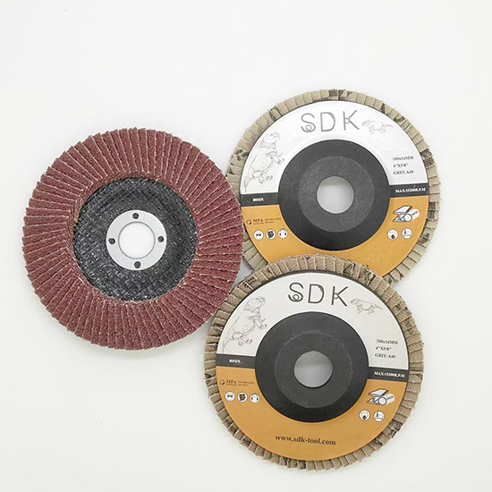 Abrasive 4inch 100*16mm Aluminum Oxide Material Flap Disc for Stainless Steel