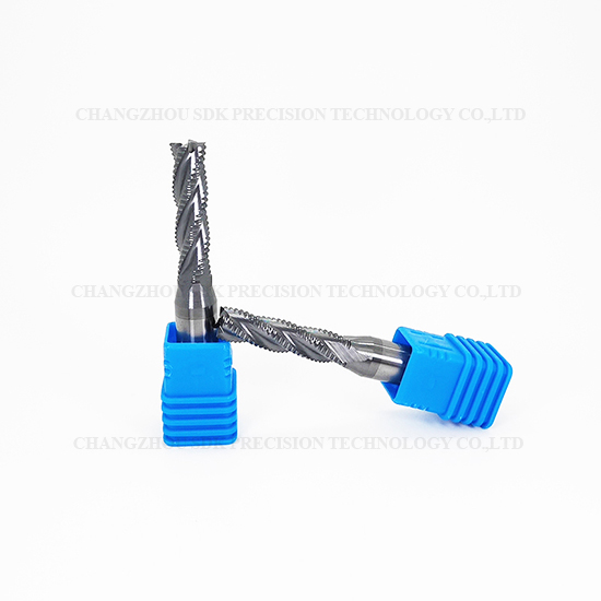 Customized Carbide 4 Flute Roughing End Mill for Steel