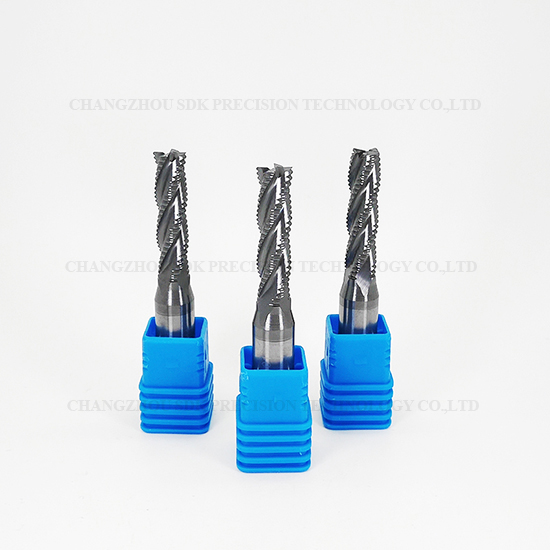 Customized Carbide 4 Flute Roughing End Mill for Steel