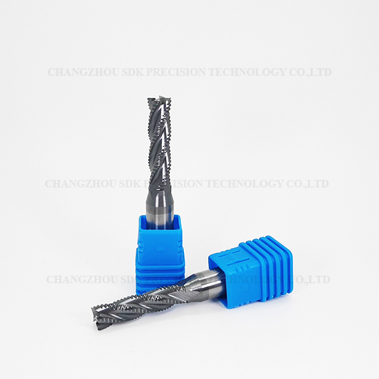 Customized Carbide 4 Flute Roughing End Mill for Steel