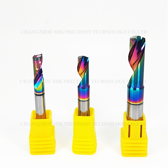 Carbide 1 Flute DLC Coated End Mills For Aluminium    (2A Series)