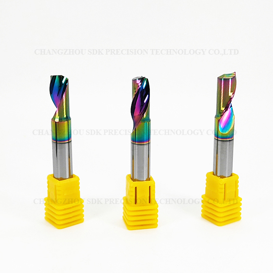 Carbide 1 Flute DLC Coated End Mills For Aluminium    (2A Series)